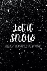 Let It Snow Lined Journal