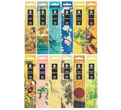 Tierra Zen Koh Do Lot de 12 boîtes d'encens Multicolore 19,5 x 13,5 x 5,5 cm