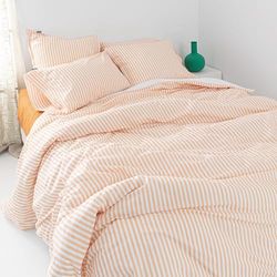 Layering Funda nórdica 260x240 cm (Cama 180/200) Melocotón