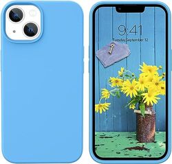 Siliconen telefoonhoes iPhone 13 beschermhoes slim case structuur valbescherming antislip krasbestendig