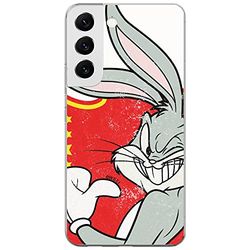 ERT GROUP mobiltelefonfodral för Samsung S22 originalt och officiellt licensierat Looney Tunes mönster Bugs 010 optimalt anpassad till formen på mobiltelefonen, fodral tillverkad av TPU-plast