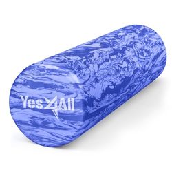 Yes4All Foam Roller - Rullo In Schiuma Ultra Leggero In EVA Ad Media Densità Lungo 30/45/61/91 CM Per Schiena, Gambe, Allenamenti, Palestra, Pilates, Fitness, Yoga