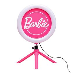 Barbie Streaming Light - Luce ad anello regolabile con licenza ufficiale con supporto per telefono, 3 modalità di luce, calda, fresca e neutra, regalo per ragazze | Paladone