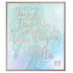 Zestaw kart 'You Are An Angeles' o dużym rozmiarze DIY of your life a Dream, and of your dreams a reality, 17 cm, żywica, wielokolorowa, 15 x 15 x 17 cm, 10 jednostek