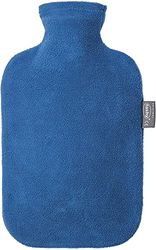 Fashy 6530 54 2007 - Saco de água quente com capa de feltro - cor azul - 2 l