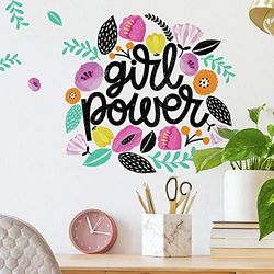 RoomMates Girl Power Peel and Stick Giant Muurstickers | Meisjes Kamer Decor