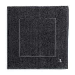möve Superwuschel Tapis de Bain, Coton, Dark Grey, 60 x 60 cm