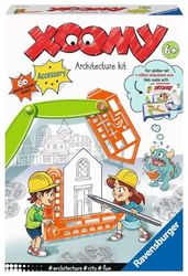 RAVENSBURGER Xoomy Architecture Kit 18147-Disegnare e disegnare creativi per Bambini dai 6 Anni in su, 18147