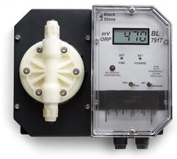 Bomba dosificador/regulador Redox, dosificación porcional, contacto de alarma, ±999 mV, 230 V
