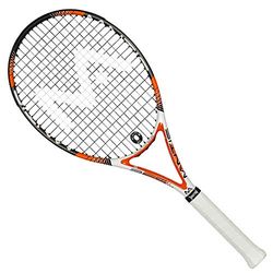 Mantis TSR502G1 265 CS III Tennisracket voor volwassenen, uniseks, wit en oranje, 61 cm