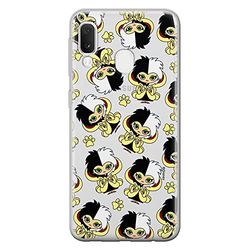 ERT GROUP etui na telefon Samsung A20e, case oryginalny i oficjalnie licencjonowany przez Disney, wzór Cruella 007, optymalnie dopasowane, plecki z TPU częściowo przeźroczyste
