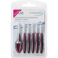 Oral Prevent - Spazzole interdentali Smart Grip 1,50 mm, 6 pezzi, colore: Marrone