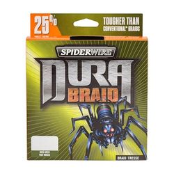 SpiderWire DURA vlecht, vislijn, superlijn, roofdiervissen, snoek, baars, snoekbaars, forel, Unisex, mosgroen, 0,43 mm | 45 kg | 100 lbs | 150 yd