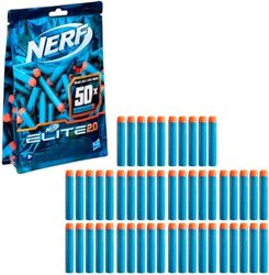 Nerf Elite 2.0 50-Dart Refill Pack - Includes 50 Official Nerf Elite 2.0 Darts, Compatible With All Nerf Elite Blasters