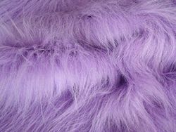 Long Pile Fun Faux Fur Fabric Material - Lilac, 1Mtr - 150cmx100cm