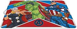ALMACENESADAN, 4961, Avengers Placemat; Dimensions 43 x 29 cm, Ideal for Home and Cole; Reusable, BPA-Free