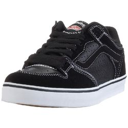 Vans - Zapatillas de Skateboarding de Ante para niño, Color Negro, Talla 37