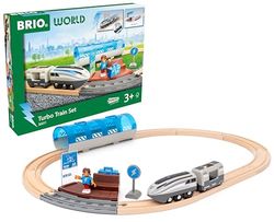 BRIO World - Set di treni turbo, per bambini dai 3 anni in su