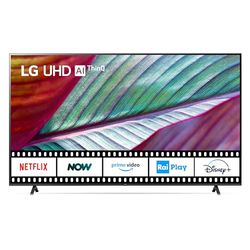 LG webOS UHD UR78 86 pollici, Smart TV 4K, Ultra HD, Processore α5 Gen6, HDR10 Pro, Filmmaker Mode, Game Optimizer, Wi-Fi, webOS 23, Alexa, Sports Alert, 3 HDMI, 2 USB, 86UR78006LB