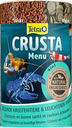 Tetra Crusta Menu – Alimento 4 en 1 con palitos, pellets, obleas y granulado para gambas y crustáceos, para una dieta variada, bote de 100 ml