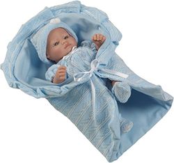 Berbesa Mini recién Nacido Vestido, mantita Azul