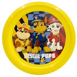 Plato infantil reutilizable de plástico de La Patrulla Canina