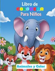 Animales para Colorear: Libro de Colorear para niños animales y color