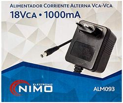 Voeding 220 Vca - 18 VAC/1000 mA
