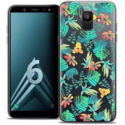 Caseink fodral för Samsung Galaxy A6 2018 (5.45) fodral [Crystal Gel HD kollektion vårdesign tropisk - mjuk - ultratunn - tryckt i Frankrike]