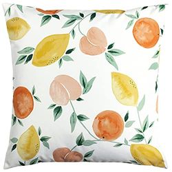 furn. Les Fruits Utomhus Polyester Fylld Kudde, Multi, 43 x 43 cm