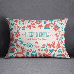Questo Casa Housse de Coussin décorative pour canapé, café, 35 x 50 cm - Conçu et fabriqué dans la Türkiye