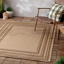 Yard Tapis Intérieur/Extérieur Effet Jute Camber - Naturel - 140x200cm