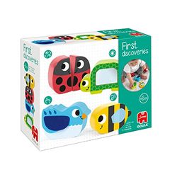 Goula - Speelgoed, dieren, eerste ontdekkingen, behendigheidsspel voor kinderen, vanaf 6 maanden, meerkleurig, 27 x 17 x 8 cm (jumbodiset 59451)
