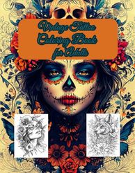 Vintage Tattoo Coloring Book for Adults: Captivating Entertainment and Creativity Book for Adults 80 Pages 8.5 * 11