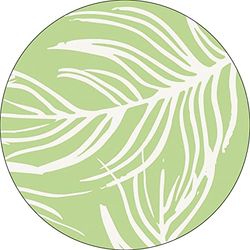 Bonateks, Ronde digitaal bedrukte muismat, antislip onderkant, voor kantoor en thuis, diameter: 22 cm