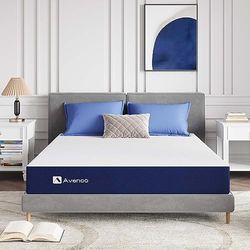 Avenco Matelas 160x200, Epaisseur 25 cm, Matelas en Mousse à Mémoire de Forme, Mousse Gel Rafraîchissant, Housse Lavable, 7 Zones de Confort, Parfait Respirant, Convient Enfants et Adultes