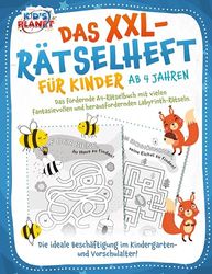 Das XXL-Rätselheft für Kinder ab 4 Jahren: Das fördernde A4-Rätselbuch mit fantasievollen und herausfordernden Labyrinth-Rätseln. Die ideale Beschäftigung im Kindergarten- und Vorschulalter!