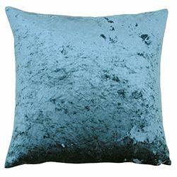 Paoletti VeronaCapas de almofada de veludo esmagado, azul, 55 x 55 cm, poliéster, azul, 55 x 55 cm