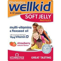 Wellkid Vitabiotics Soft Jelly Strawberry - 30 Pastilles