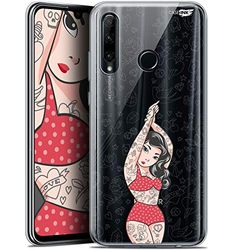 Caseink fodral för Huawei Honor 20 Lite (6.2) gel HD [tryckt i Frankrike - Honor 20 Lite fodral - mjukt - stötskyddat ] Tatoo Girl