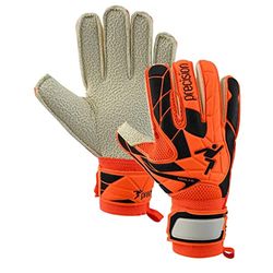 Precision Prg13005, Fusion_X.3D-Guanti da Bambino in Erba Sintetica Piatto Unisex, Arancione, Taglia Unica