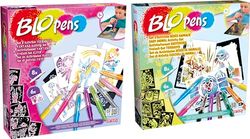 Lansay Bundle of Blopens - Set di attività fatate + Set di attività cuccioli di animali - Disegni e colorazione - A partire da 5 anni
