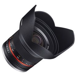 Samyang SY12M-FX-SIL Lente grande angular para câmaras Fujifilm X-Mount (12 mm, F2.0)
