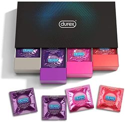 Durex Assortiment de Préservatifs Fun Explosion - Boîte élégante - 40 Pièces