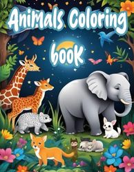 Animals Coloring Book: coloring book for kids, animals coloring book