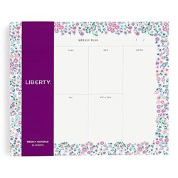 Galison Liberty Cooper Dance Weekly Notepad