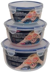 Maturi Food Storage Containers Set of 3 with Airtight Lids, BPA Free, 0.7L-1.8L