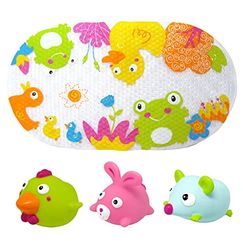 KNORRTOYS.COM 37021" Lot de 4 Tapis de Bain Motif Canard Multicolore