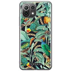ERT GROUP mobiltelefonfodral för Xiaomi 11 LITE 4G/5G originalt och officiellt licensierat Babaco mönster Flowers 058, fodral tillverkad av TPU-plast