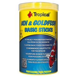 KOI&Goldfish Basic Sticks 1000ml / 80g - Alimento Flotante básico para Peces de Estanque
